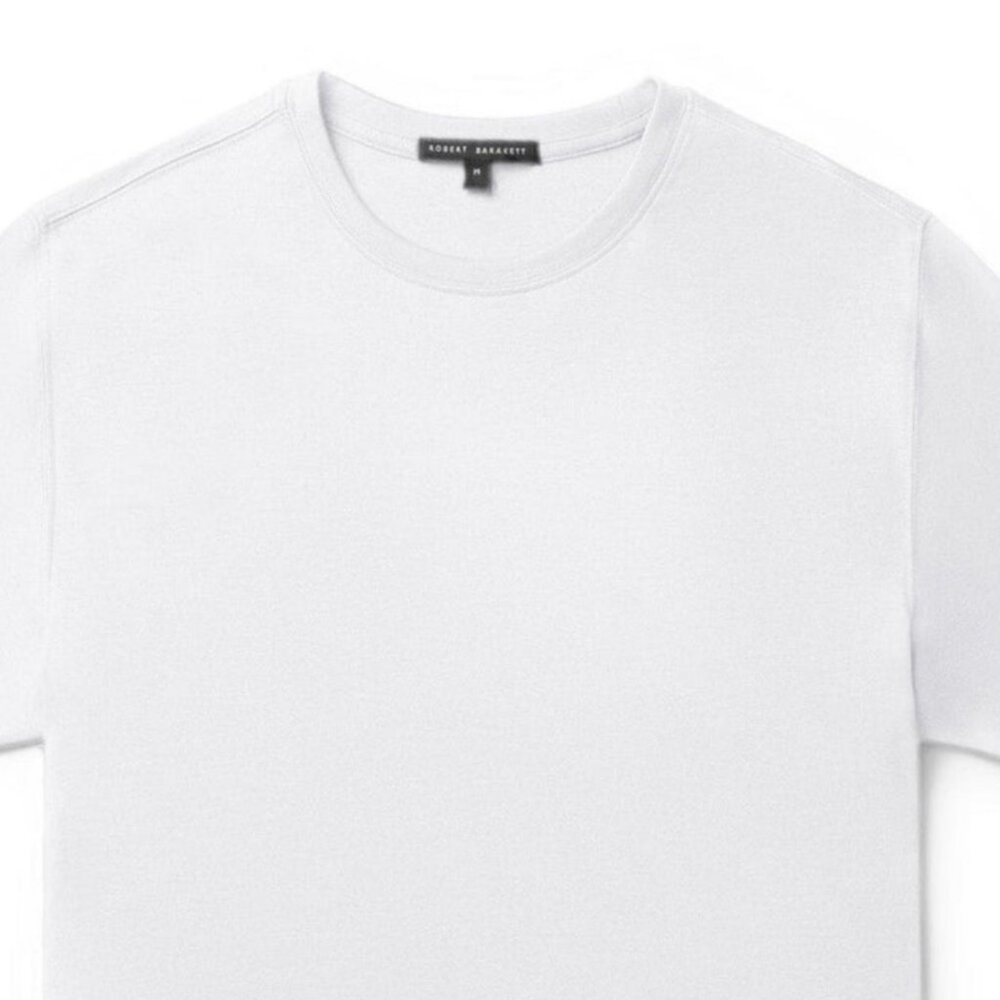 NWT Men's ROBERT BARAKETT Georgia Crew-Neck T-Shirt White‎ | Size XXL - Picture 2 of 14